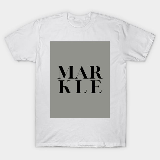 Markle Print Design T-Shirt by S0CalStudios